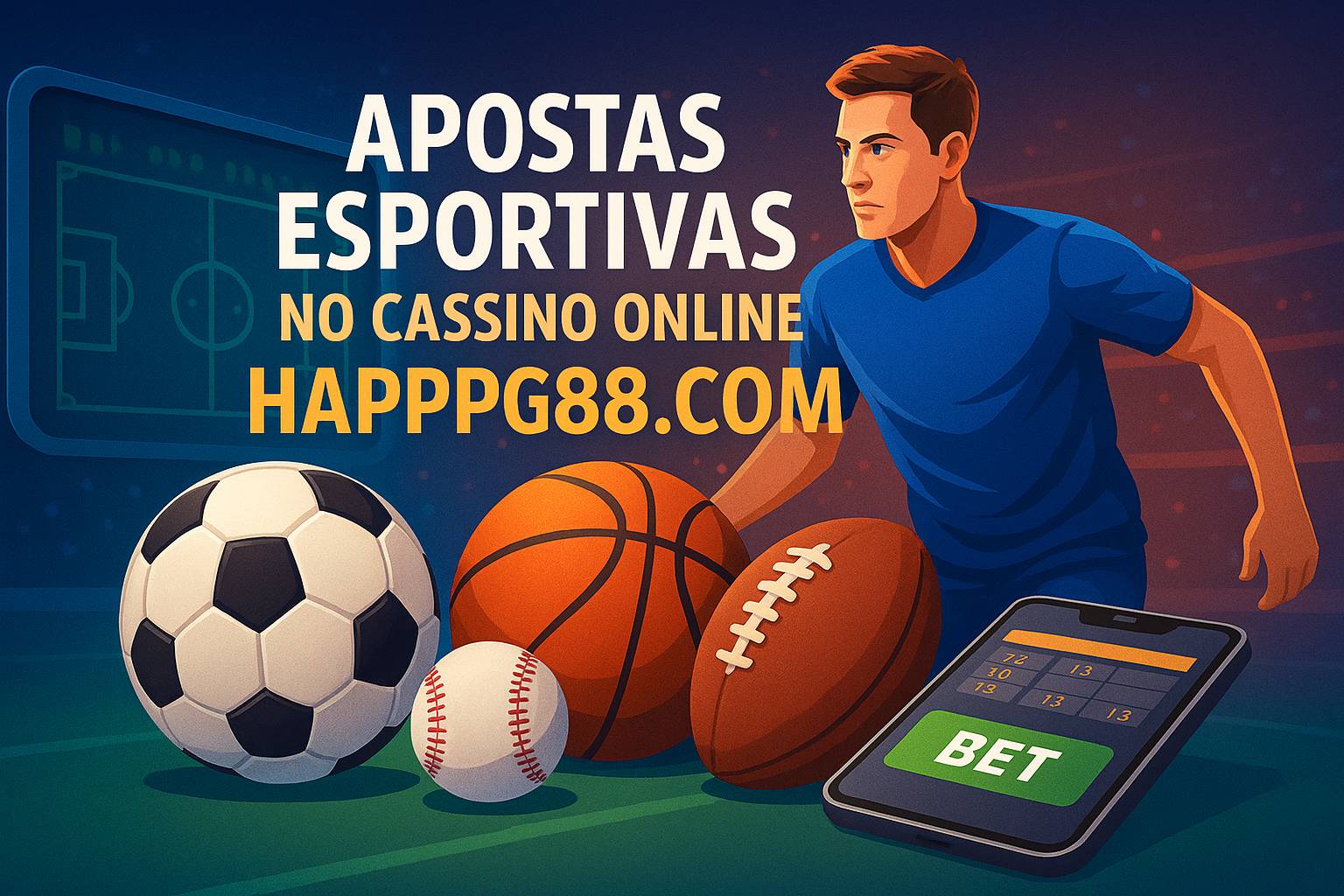 Aposte em apostas esportivas no cassino online HAPPPG88.COM